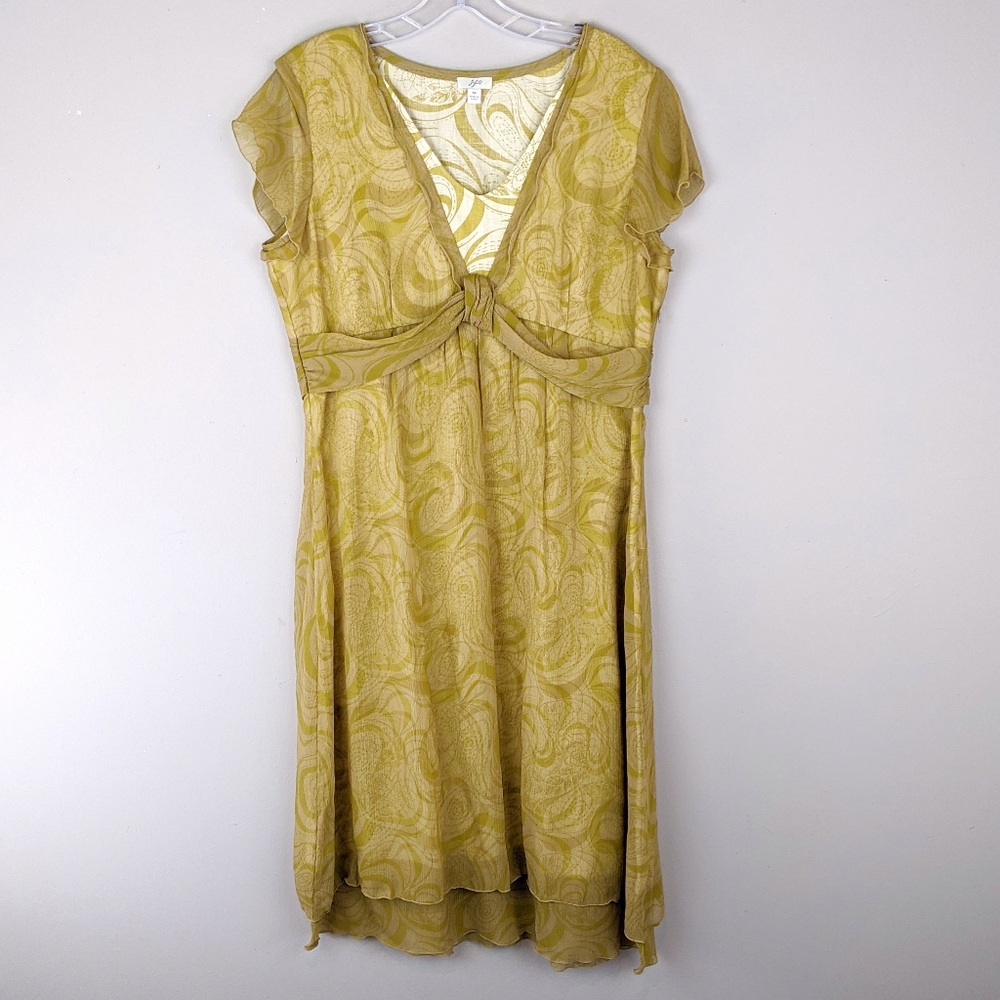 J. Jill | Silk Linen Dress